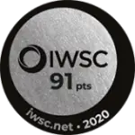 IWSC2020_銀91点メダル