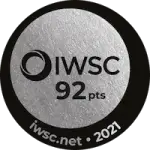 IWSC2021_銀92点メダル