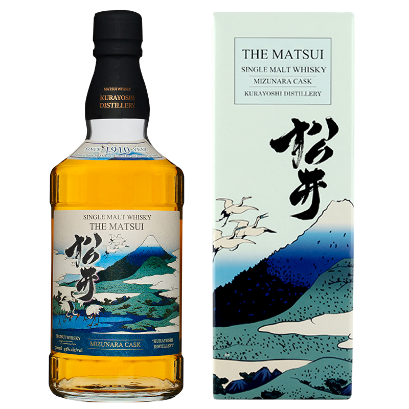Matsui single malt whisky「Matsui Mizunara Limited design bottles for Overseas」